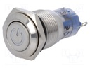 Switch: vandal resistant; Pos: 2; SPDT; 0.5A/220VAC; 1A/24VDC; IP40