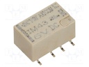 Relay: electromagnetic; DPDT; Ucoil: 5VDC; 0.5A/125VAC; 2A/30VDC