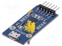 Module: USB; CP2102; 3.3÷5.5VDC; Interface: UART