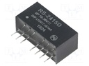 Converter: DC/DC; 2W; Uin: 18÷36V; Uout: 15VDC; Uout2: -15VDC; SIP8