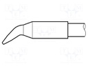 Tip; bent chisel; 1.2x0.7mm; longlife