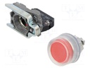 Switch: push-button; NC; 3A/240VAC; 0.55A/125VDC; 22mm; red; IP66