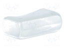 Cover; cylindrical fuses; 5x20mm; Mat: PVC