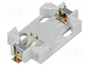 Socket; Mounting: SMD,horizontal; Size: CR2025,CR2032; Batt.no: 1