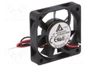 Fan: DC; axial; 45x45x10mm; 20.03m3/h; 34.5dBA; ball bearing