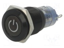 Switch: vandal resistant; Pos: 2; SPDT; 0.5A/220VAC; 1A/24VDC; IP40