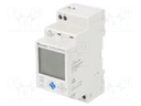 Programmable time switch; Range: 1min÷7days; DPDT; 110÷230VAC