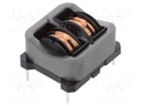 Inductor: wire; THT; 65.6mH; 300mA; 2.95Ω; 250VAC; -25÷120°C