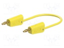 Test lead; 60VDC; 30VAC; 19A; 4mm banana plug-4mm banana plug