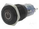 Switch: vandal resistant; Pos: 2; SPDT; 0.5A/220VAC; 1A/24VDC; IP40