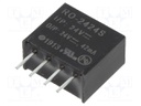 Converter: DC/DC; 1W; Uin: 21.6÷26.4V; Uout: 24VDC; Iout: 42mA; SIP4