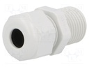 Cable gland; with long thread; M16; IP68; Mat: polyamide; UL94V-0