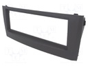 Radio mounting frame; Fiat; 1 DIN; black