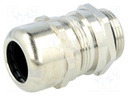 Cable gland; with earthing; M25; IP68; Mat: brass