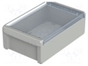 Enclosure: multipurpose; X: 170mm; Y: 271mm; Z: 90mm; BOCUBE; grey