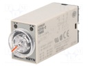 Timer; 0,1s÷10min; DPDT; 250VAC/5A; 12VDC; socket; -10÷50°C; PIN: 8