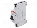 Circuit breaker; 240VAC; Inom: 2A; Poles: 1; for DIN rail mounting