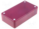 Enclosure: multipurpose; X: 59mm; Y: 109mm; Z: 28mm; ABS