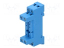 Socket; PIN: 8; 10A; 250VAC; Mounting: DIN; Leads: screw terminals