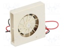 Fan: DC; blower; 3VDC; 17x17x3mm; 0.37m3/h; 22dBA; Vapo; 4.11mmH2O