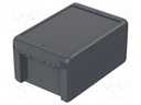 Enclosure: multipurpose; X: 125mm; Y: 191mm; Z: 90mm; BOCUBE; UL94V-0