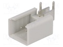 Socket; IDC; male; PIN: 2; angled 90°; THT; tinned; 2.54mm