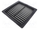 Filter; Mounting: push-in; 460g; IP54; Cutout: 223x223mm; D: 38mm
