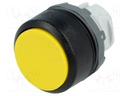 Switch: push-button; Stabl.pos: 2; 22mm; yellow; Illumin: none; IP66