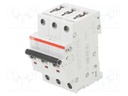 Circuit breaker; 400VAC; 6A; Poles: 3; DIN; Charact: K; IP20