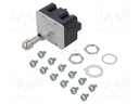 Switch: toggle; Pos: 3; 4P3T; ON-OFF-ON; 6A/230VAC; 20A/28VDC