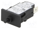 Circuit breaker; Urated: 240VAC; 48VDC; 4.5A; SPST; Poles: 1