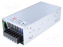 Power supply: switched-mode; modular; 600W; 5VDC; 218x105x63.5mm