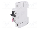 Circuit breaker; 230VAC; Inom: 20A; Poles: 1; DIN; Charact: C; 10kA