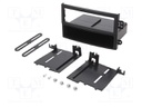 Radio mounting frame; Nissan; 1 DIN; black