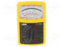 Analogue multimeter; Features: blown fuse indicator; 500g; IP40