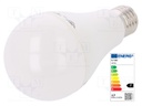 LED lamp; warm white; E27; 220/240VAC; 1521lm; 17W; 200°; CRImin: 80