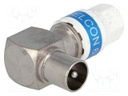 Plug; coaxial 9.5mm (IEC 169-2); for cable