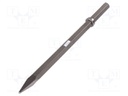 Pointed chisel; for concrete; 500mm; Kind of holder: 32x152mm