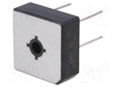 Single-phase bridge rectifier; Urmax: 50V; If: 35A; Ifsm: 400A