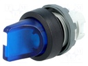 Switch: rotary; Stabl.pos: 3; 22mm; blue; Illumin: MLB-1; IP66; Pos: 3