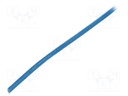 Insulating tube; blue; -20÷155°C; Øint: 1.5mm; L: 200m