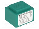 Transformer: encapsulated; 2VA; 230VAC; 6V; 6V; 166.6mA; 166.6mA