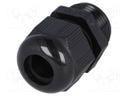 Cable gland; PG13,5; IP68; Mat: polyamide; black