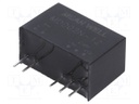 Converter: DC/DC; 2W; Uin: 21.6÷26.4V; Uout: 12VDC; Uout2: -12VDC