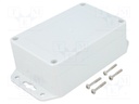 Enclosure: multipurpose; X: 80mm; Y: 120mm; Z: 45mm; ZP; ABS; gasket