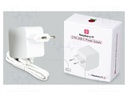 Power supply; 1.2m; white; 27W; 5A; Out: USB C; 100÷240VAC; Plug: EU