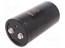 Capacitor: electrolytic; 62000uF; 100VDC; Leads: screw; ESR: 11mΩ