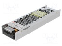 Power supply: switched-mode; modular; 201.6W; 24VDC; 194x55x26mm