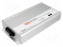 Power supply: switched-mode; modular; 600W; 48VDC; 280x144x48.5mm
