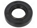 Oil seal; NBR; D: 7mm; -40÷100°C; Shore hardness: 70; Øhole: 30mm